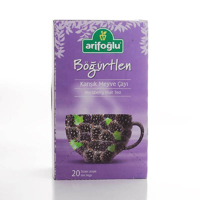 Arifoglu Blackberry Fruit Tea 20 Filter Bags – Sweet Caffeine-Free Blend