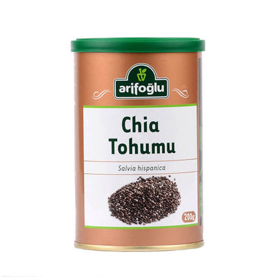Arifoglu Organic Chia Seeds Tin Box 200g
