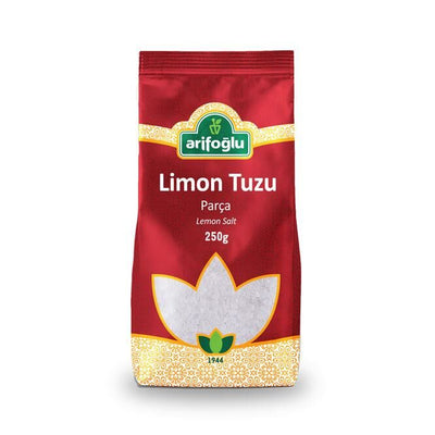 Arifoglu Citric Acid Lemon Salt 250g – Coarse Crystals