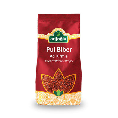 Arifoglu Crushed Red Chili Flakes Hot 200g pouch