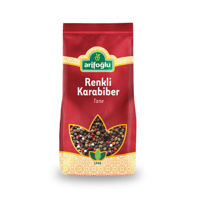 Arifoglu Four Color Mixed Peppercorns 130g – Colorful and Aromatic