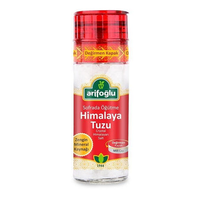 Arifoglu Himalayan Pink Salt Grinder 125g bottle