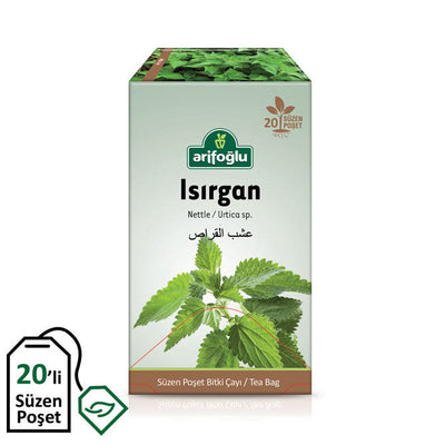 Arifoglu Nettle Herbal Tea 20 Filter Bags – Caffeine-Free Herbal Support