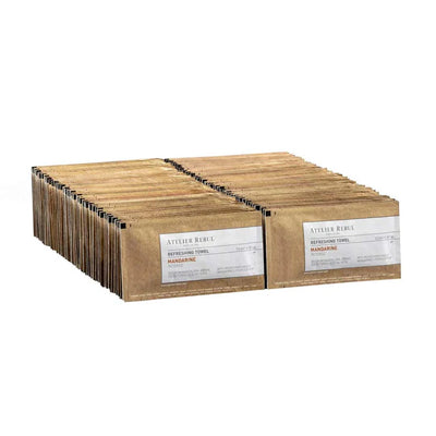Atelier Rebul Tangerine scented wet wipes 70 degrees pack of 100 - Atelier Rebul