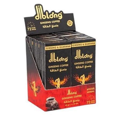 Diblong Ginseng Coffee 12 Pieces – Premium instant coffee with natural ginseng in single-serve sachets