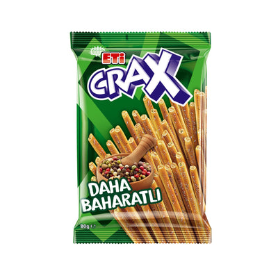 Eti Crax Spicy Stick Crackers 80g - Eti