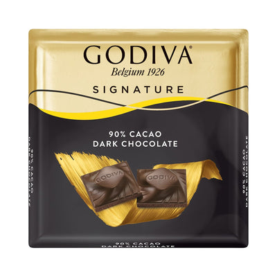 Godiva 90% Dark Chocolate Square 52g - Godiva