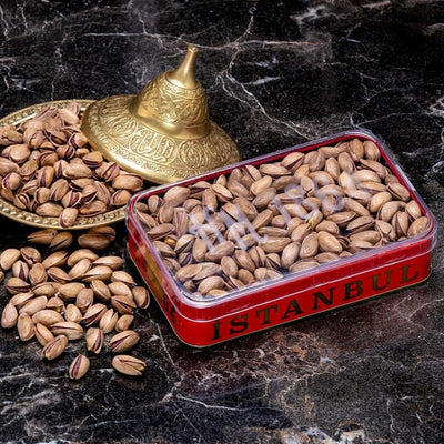 H. Mustafa Antep Pistachios 350g Tin