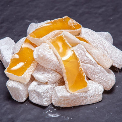 H. Mustafa Mastic Flavored Turkish Delight 1kg Tin