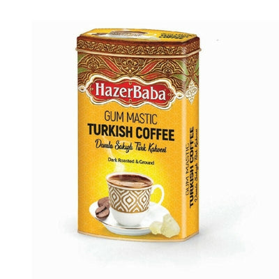 Hazer Baba Turkish Coffee with Mastic 125 g metal tin