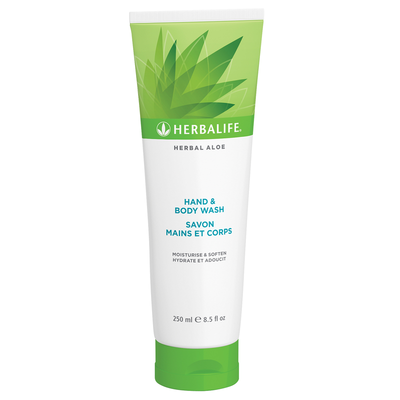 Herbalife Aloe Hand & Body Wash 250 ml bottle front view
