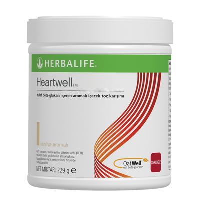 Herbalife Heartwell Oat Beta-Glucan High-Fiber Drink Powder 229 g canister front view - Herbalife