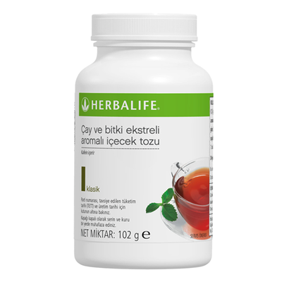 Herbalife Instant Herbal Beverage Original Tea Powder 102 g jar front view - Herbalife