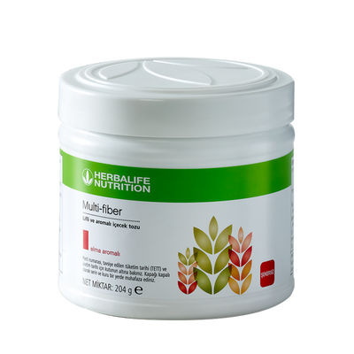 Herbalife Multi-Fiber Drink Powder 204 g canister front view - Herbalife