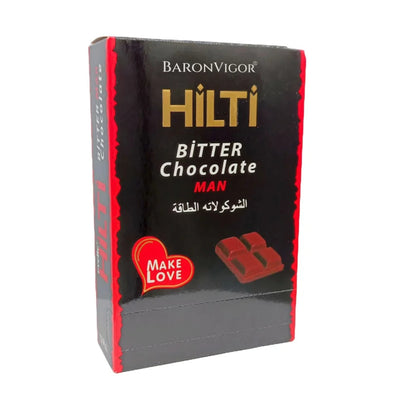 Hilti Gold Performance Chocolate for Men 35g x 12 Pieces – Luxury herbal chocolate individually wrapped for special moments