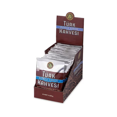 Kahve Dunyasi Gum Mastic Turkish Coffee 12 x 100g Pack