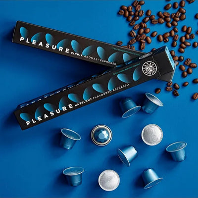 Kahve Dunyasi Hazelnut Flavored Capsule Coffee 10 Pieces Box