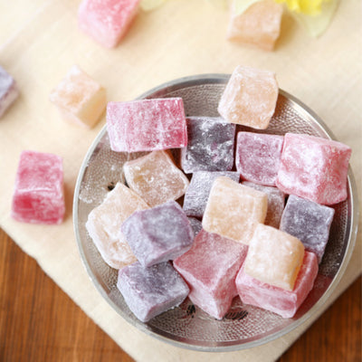 Karakoy Gulluoglu Rose, Mastic, and Orange Turkish Delight 500g