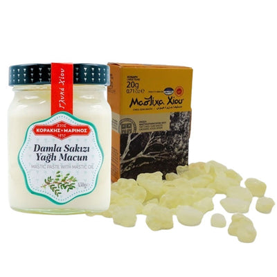 Korakis Marinos Mastic Set with Natural Gum and Mastic Paste