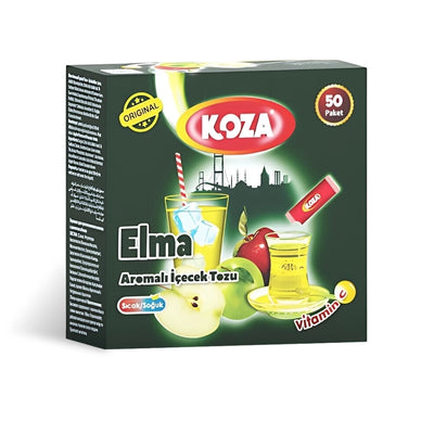 Koza Apple Flavored Instant Drink Powder 50 Sachets Box