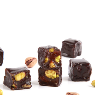 Lokum Atolyesi coated double roasted pistachio mini Turkish delight gluten-free vegan 500g - Lokum Atolyesi