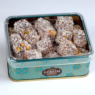 Lokum Atolyesi coconut double roasted pistachio Turkish delight gluten-free vegan 150g - Lokum Atolyesi