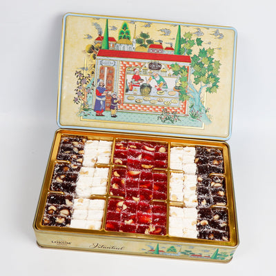 Lokum Atolyesi double roasted mixed nuts cocktail Turkish delight 700g - Lokum Atolyesi