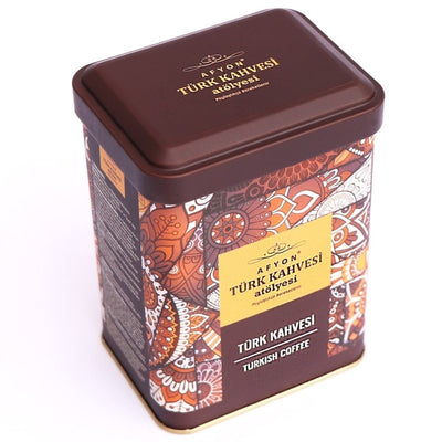 Lokum Atolyesi Turkish coffee gluten-free vegan 170g metal tin