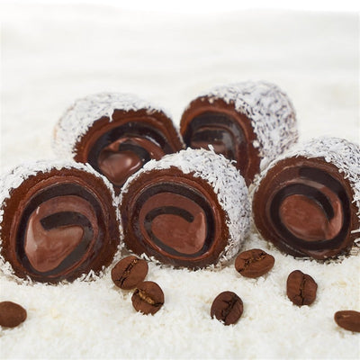 Lokum Atolyesi Turkish coffee chocolate Turkish delight gluten-free vegan 500g - Lokum Atolyesi