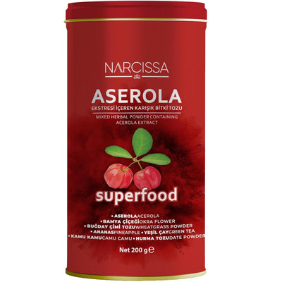 Narcissa Acerola Herbal Powder 200g Metal Tin - Narcissa Aserola
