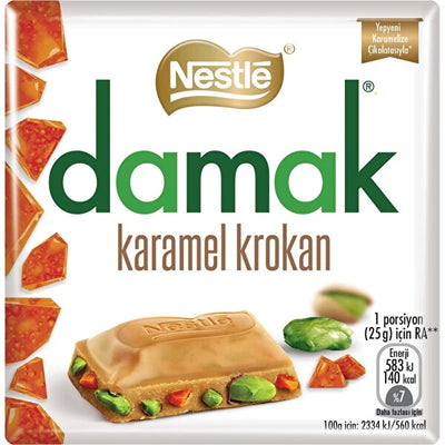 Nestle Damak Square Chocolate with Caramel Brittle 60g