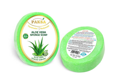 Paksa Aloe Vera Handmade Sponge Soap 130g
