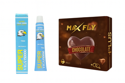 Perfect Performance Set - Max Fly Herbal Chocolate and Super Viga Cream
