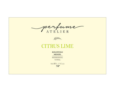 Perfume Atelier Citrus Lime scented wet wipes 70 degrees pack of 50
- Perfume Atelier