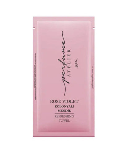 Perfume Atelier Rose Violet scented wet wipes 70 degrees pack of 100 - Perfume Atelier