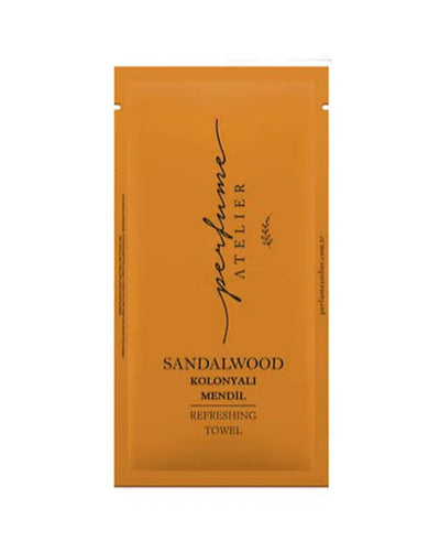 Perfume Atelier Sandalwood scented wet wipes 70 degrees pack of 100 - Perfume Atelier