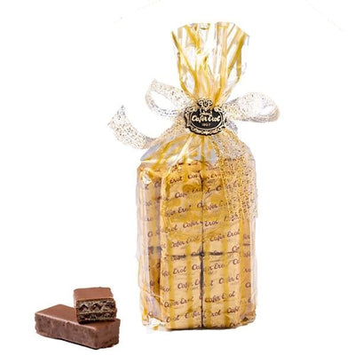 Sekerci Cafer Erol Milk Chocolate Wafer with Hazelnut - 16 Pieces Box - Sekerci Cafer Erol