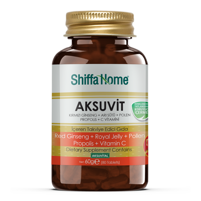 Shiffa Home Aksuvit 80 Tablets Natural Halal