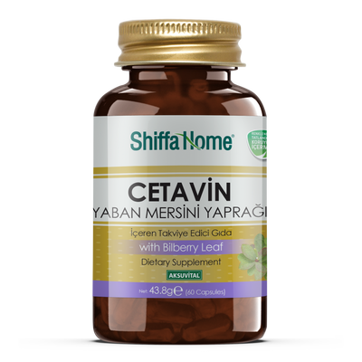 Shiffa Home Cetavin Blueberry Leaf 60 Capsules Natural Halal