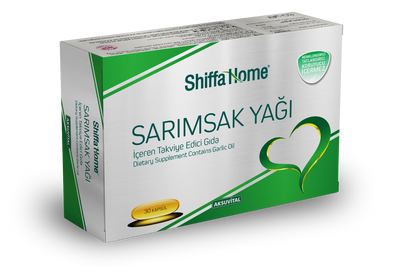 Shiffa Home Garlic Oil 30 Softgels Natural Halal