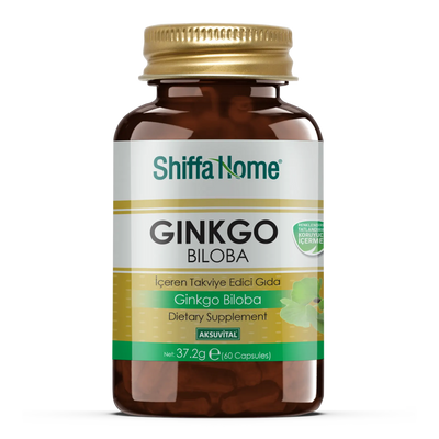 Shiffa Home Ginkgo Biloba 60 Capsules Natural Halal