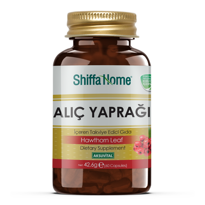 Shiffa Home Hawthorn Leaf 60 Capsules Natural Halal