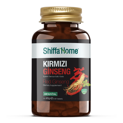 Shiffa Home Red Ginseng 120 Tablets Natural Halal