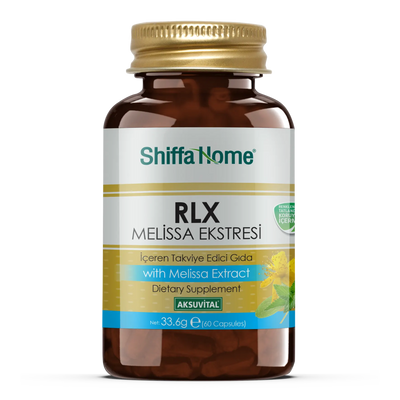 Shiffa Home RLX Melissa Extract 60 Capsules Natural Halal
