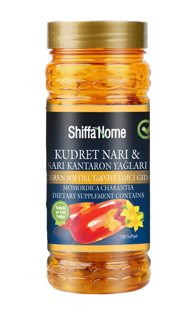 Shiffa Home St. John’s Wort Bitter Melon 100 Softgels Natural Halal