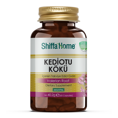 Shiffa Home Valerian Root 60 Capsules Natural Halal