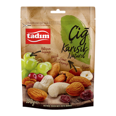Tadim Raw Natural Mixed Nuts 180g Pack