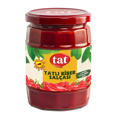 Tat Sweet Pepper Paste Glass Jar 550g