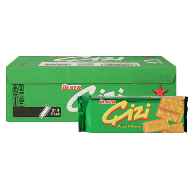 Ulker Cizi cheese crackers 70g pack and 24 pack box - Ulker