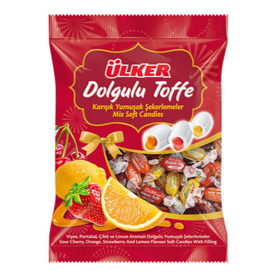 Ulker mixed holiday candy 350g bag with fruit and cream flavors - Ulker